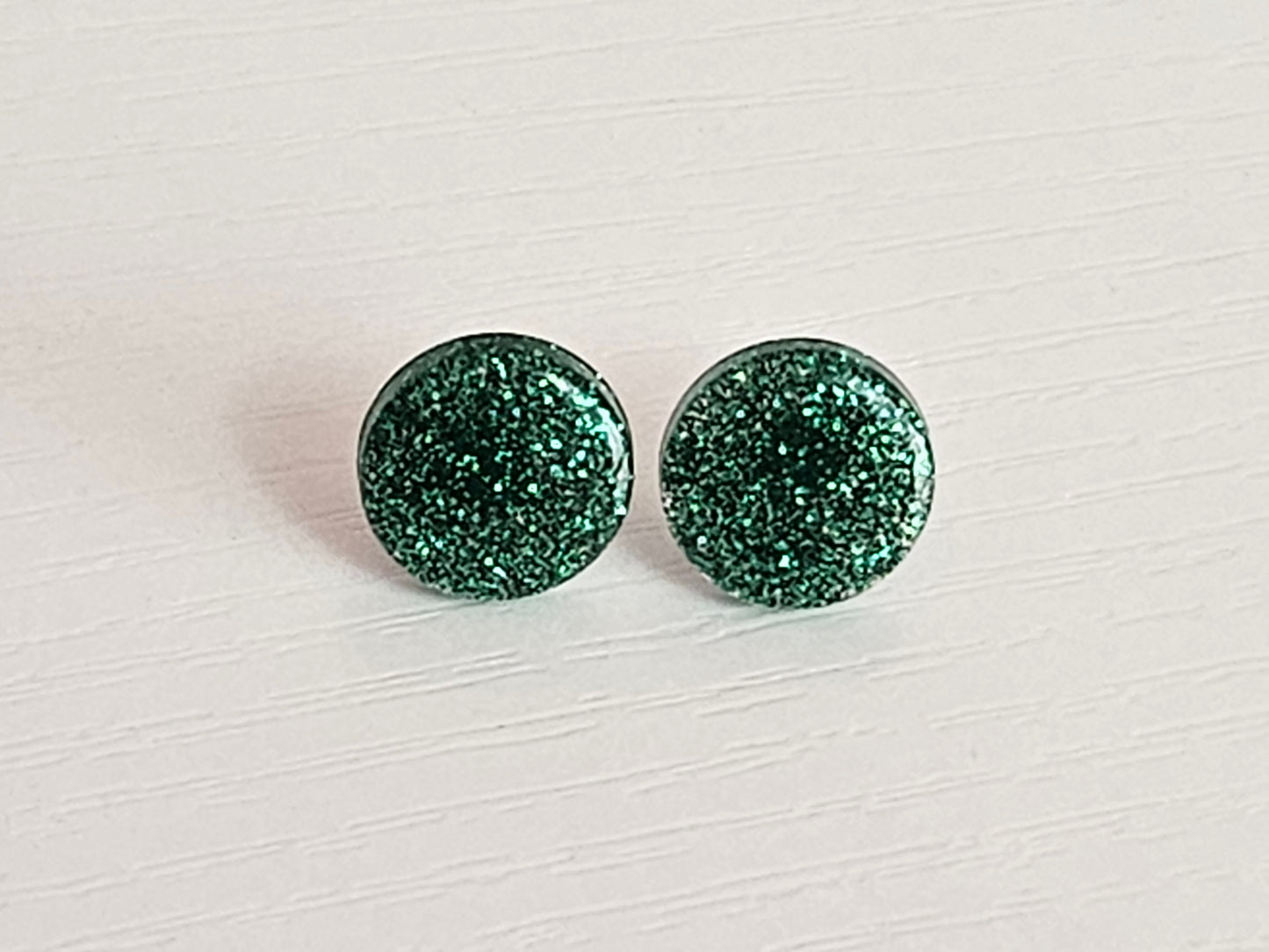 Post Resin Earrings - Circle Shape