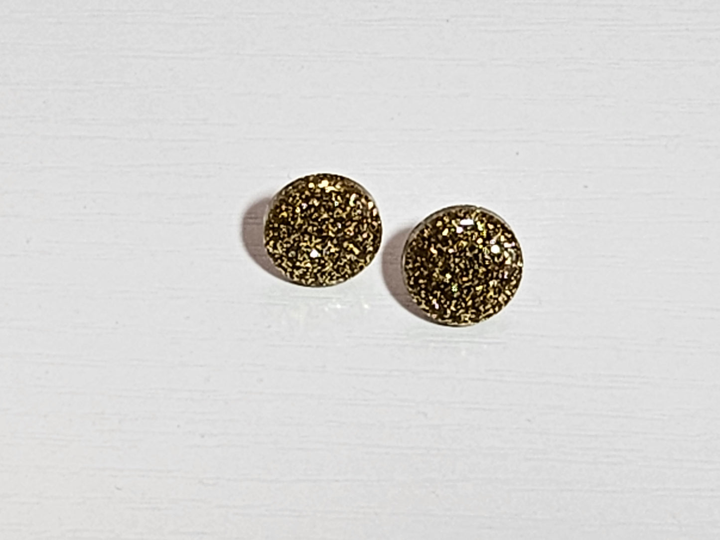 Post Resin Earrings - Circle Shape