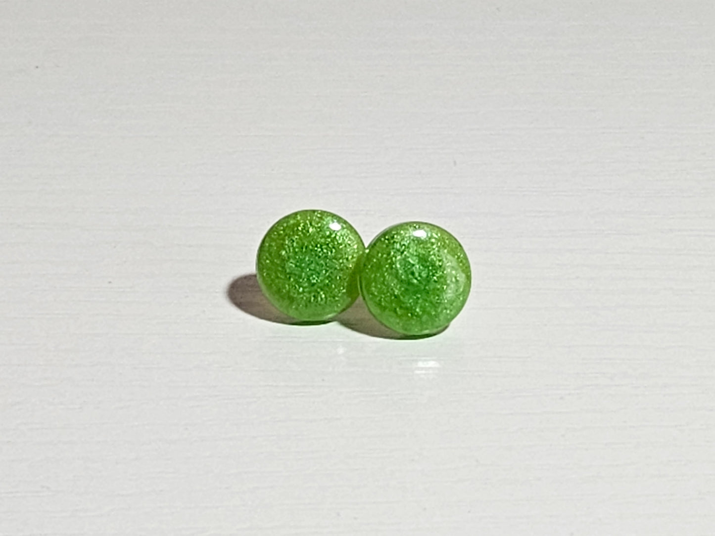 Post Resin Earrings - Circle Shape